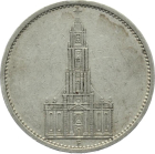 3. Reich 5 Mark 1934 F - Garnisonskirche von Potsdam